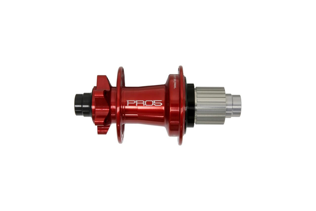 Pro 5 Hinterradnabe 32 Loch - rot - Shimano Microspline Freilauf