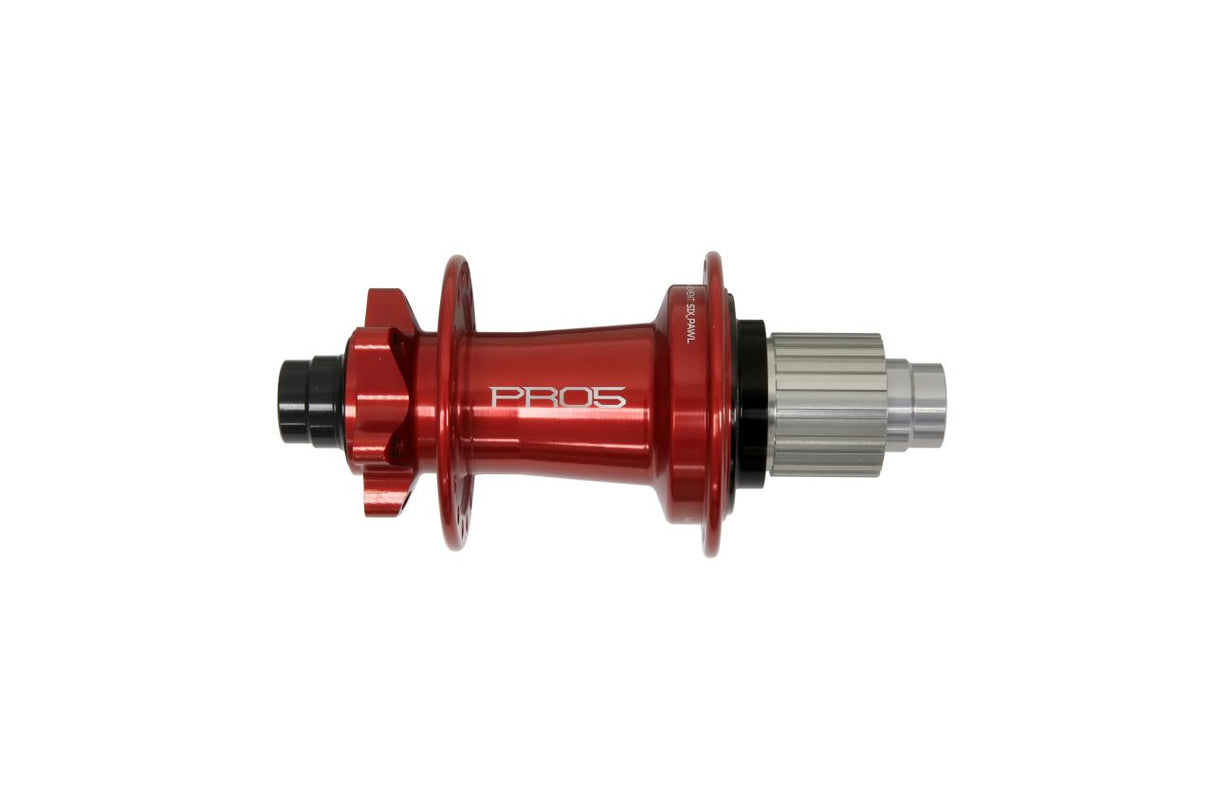 Pro 5 Hinterradnabe 32 Loch - rot - Shimano Microspline Freilauf