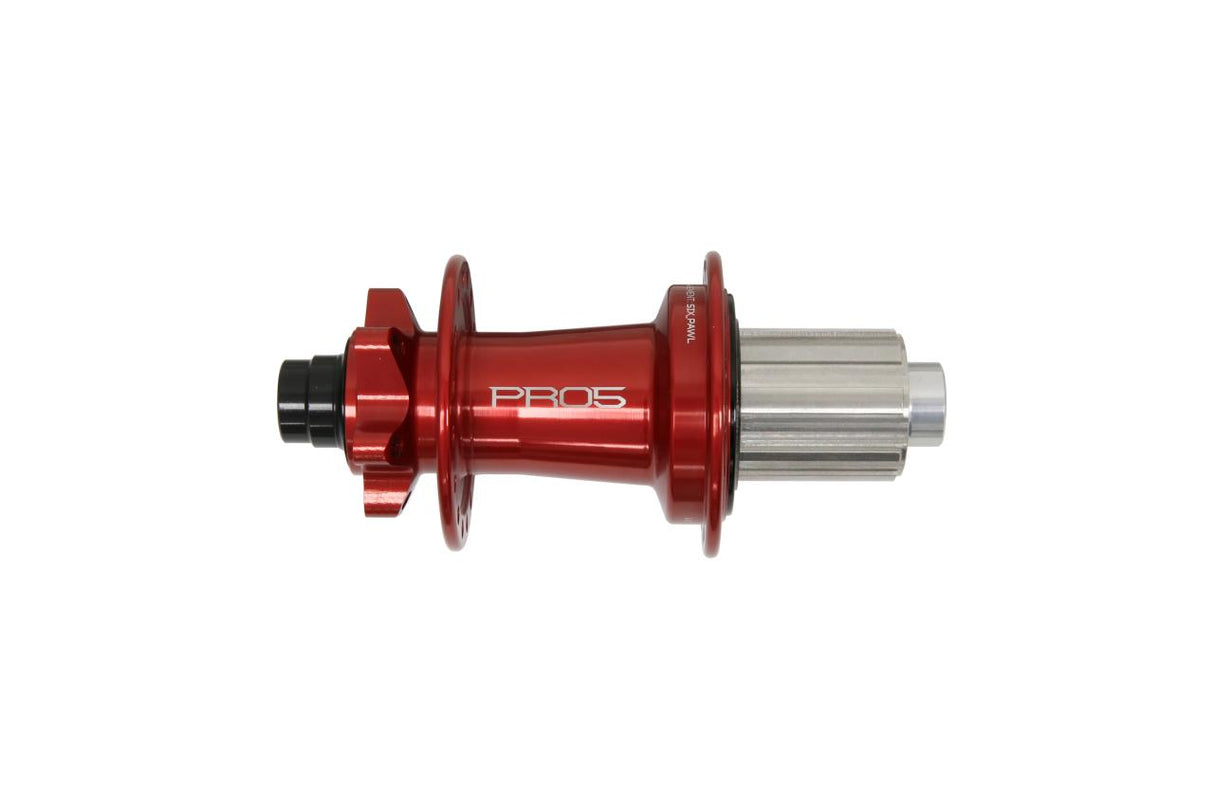 Pro 5 Hinterradnabe 32 Loch - rot - Shimano Stahl Freilauf