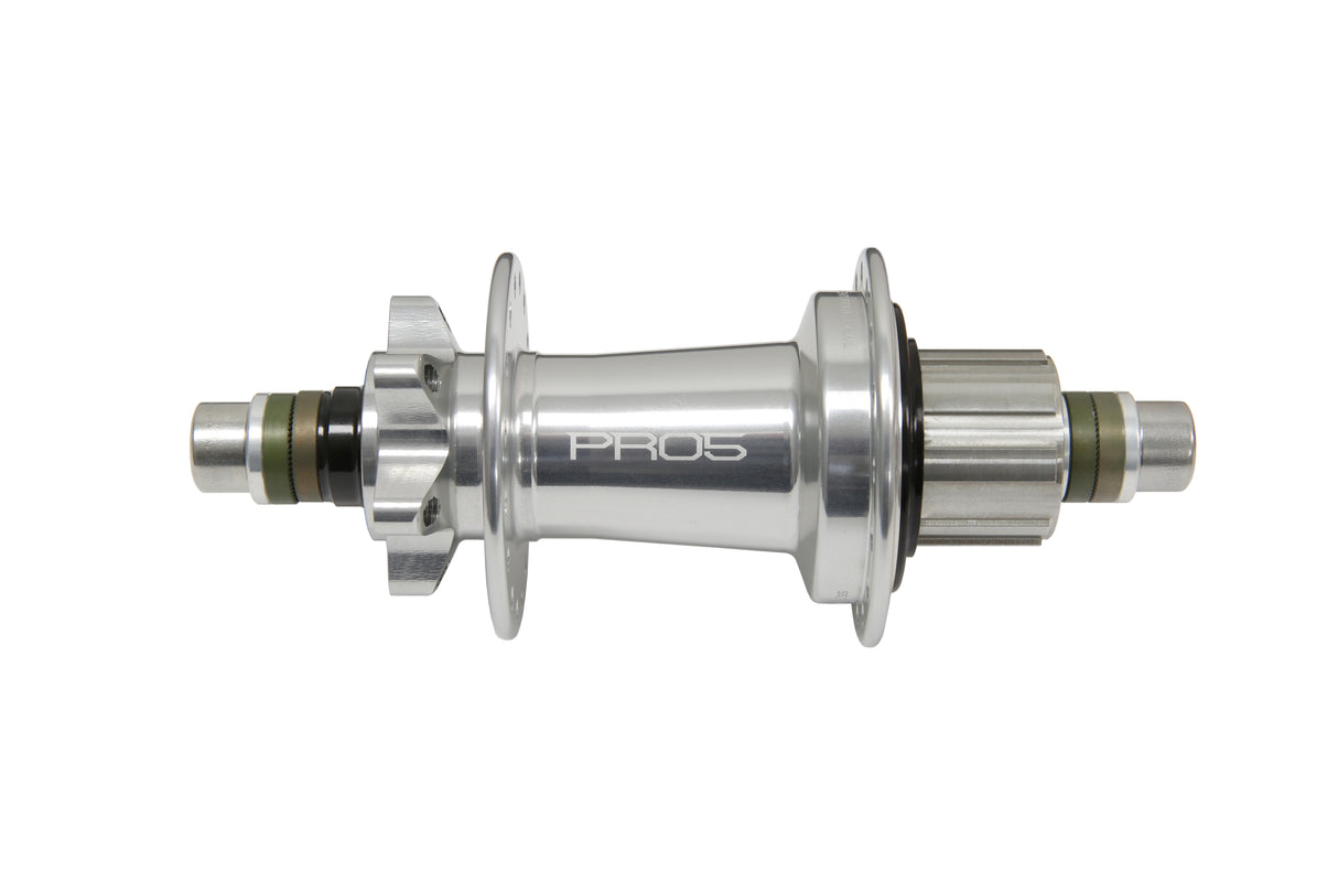 Pro 5 Trial/Singlespeed Hinterradnabe silber 32 Loch - 135 mm Bolt In Hope
