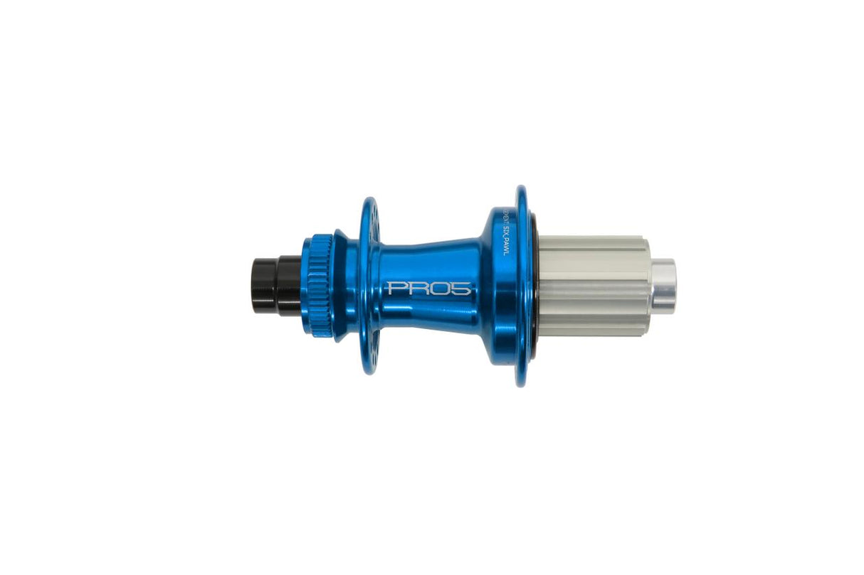 Pro 5 Hinterradnabe 32 Loch - Centerlock - blau - Shimano Aluminium Freilauf
