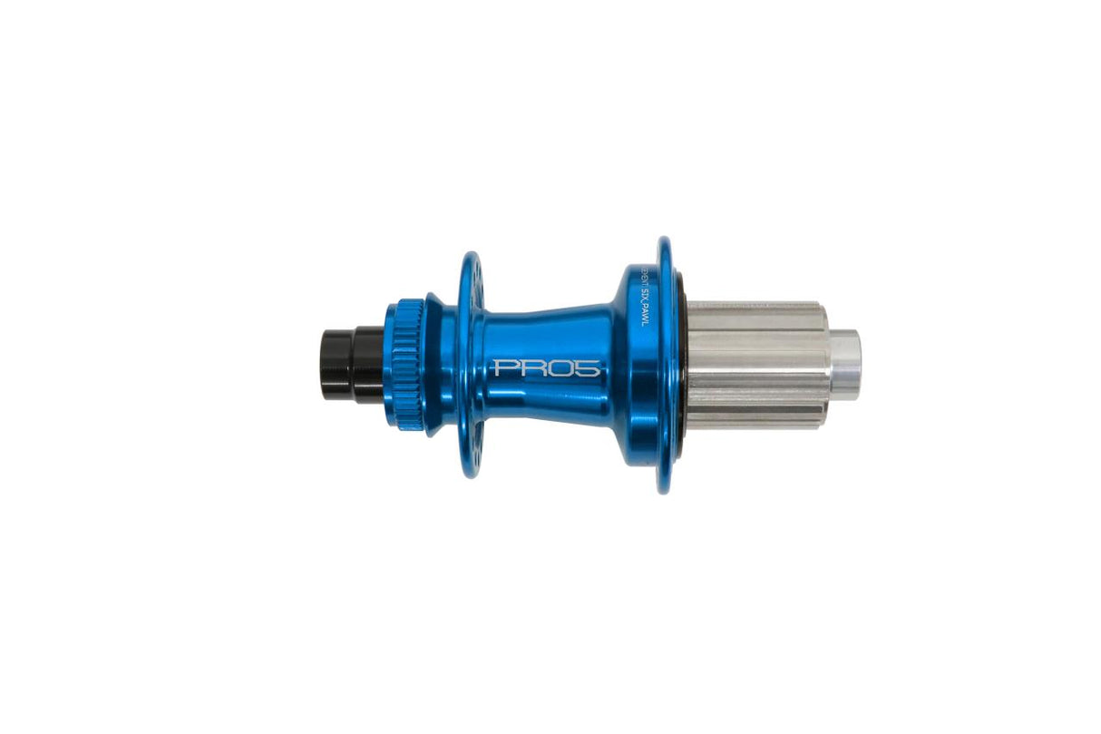 Pro 5 Hinterradnabe 32 Loch - Centerlock - blau - Shimano Stahl Freilauf