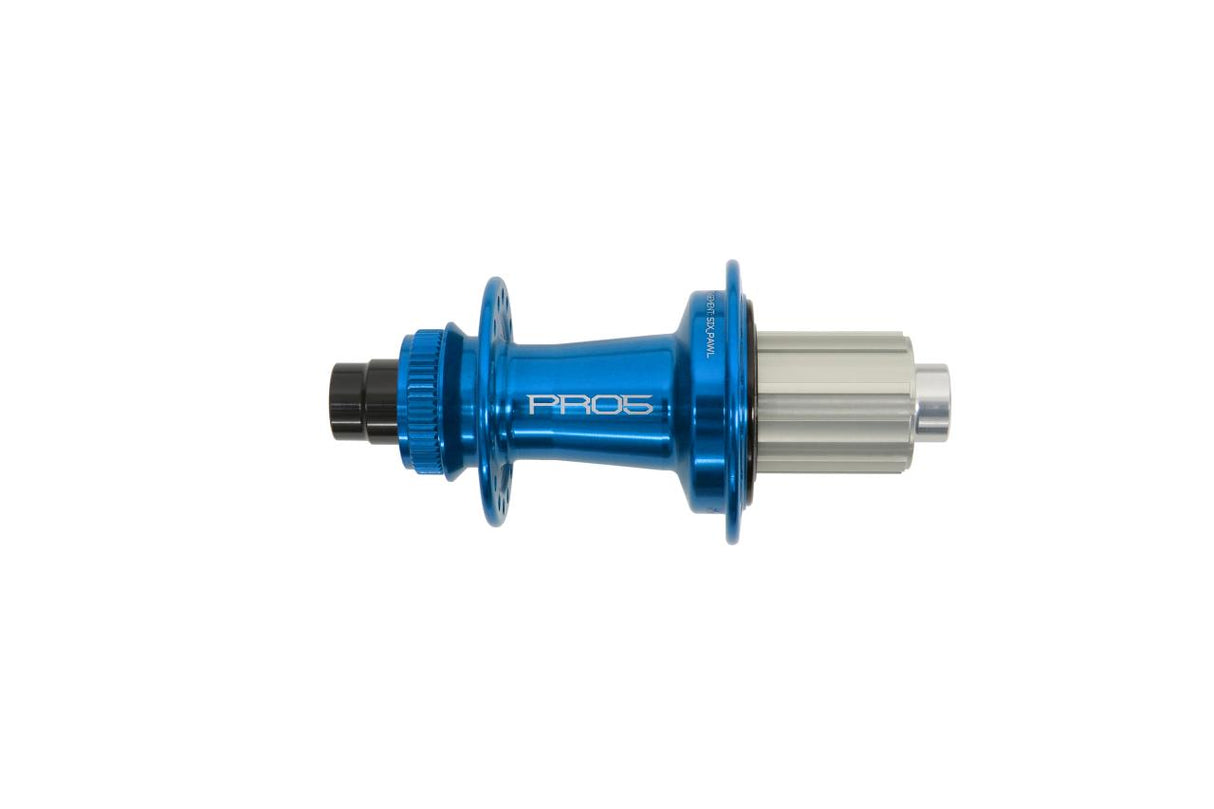 Pro 5 Hinterradnabe 32 Loch - Centerlock - blau - Shimano Aluminium Freilauf