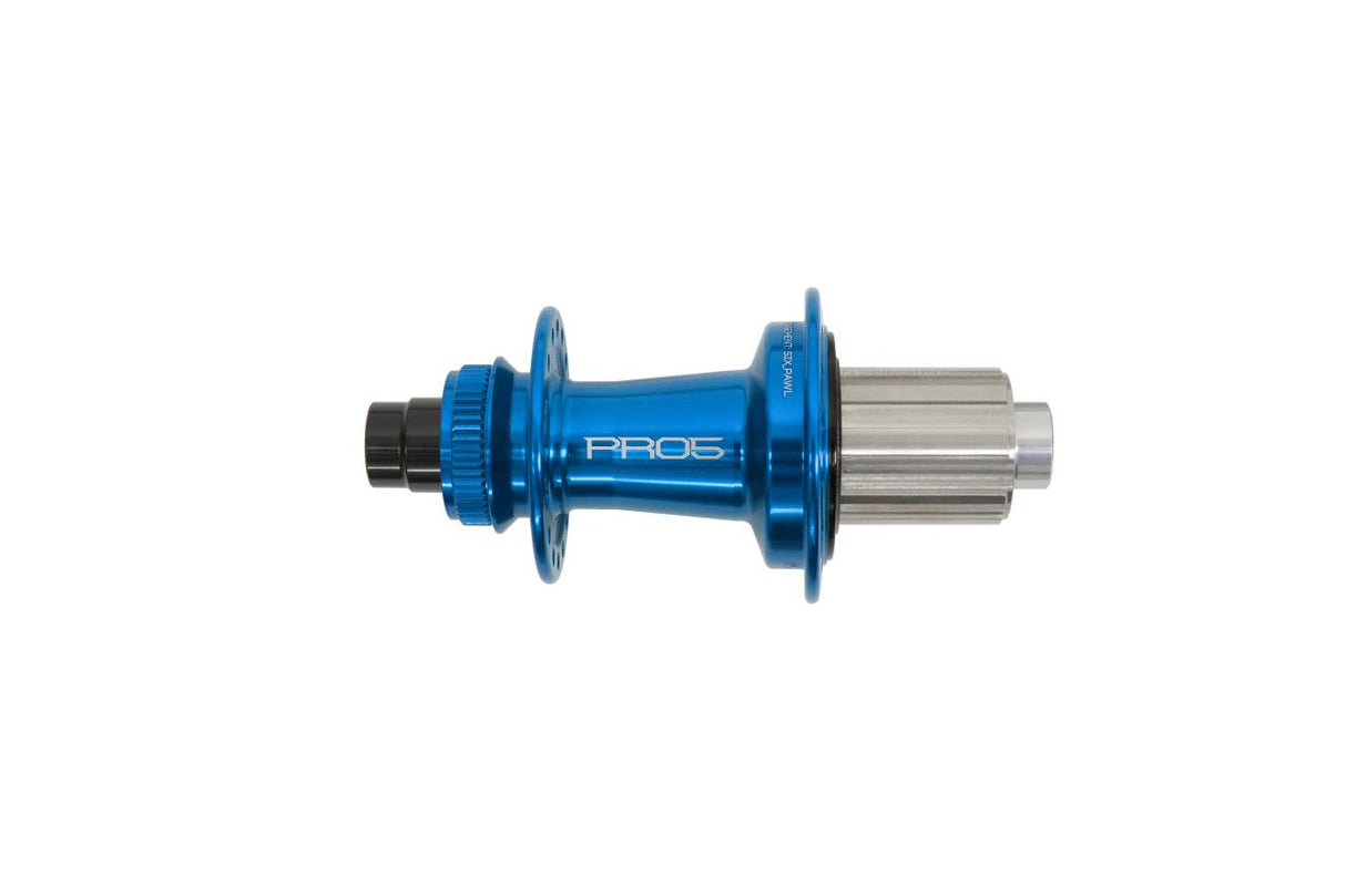 Pro 5 Hinterradnabe 32 Loch - Centerlock - blau - Shimano Stahl Freilauf