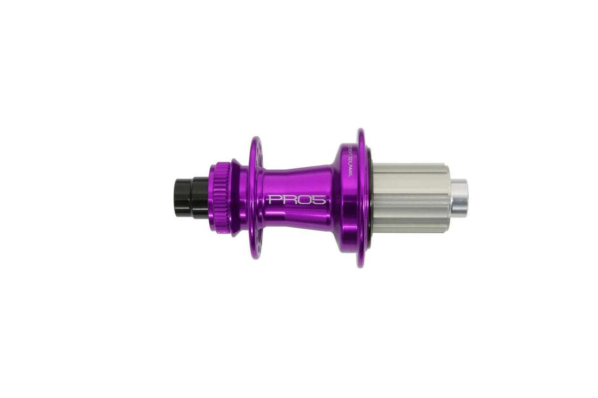 Pro 5 Hinterradnabe 32 Loch - Centerlock - purple - Shimano Aluminium Freilauf