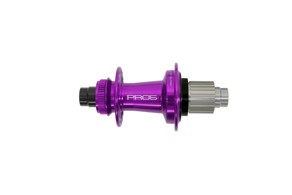 Pro 5 Hinterradnabe 32 Loch - Centerlock - purple - Shimano Microspline Freilauf