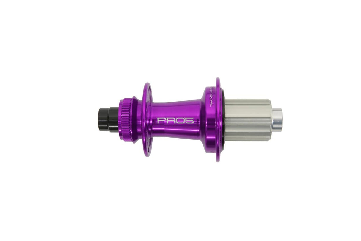 Pro 5 Hinterradnabe 32 Loch - Centerlock - purple - Shimano Aluminium Freilauf