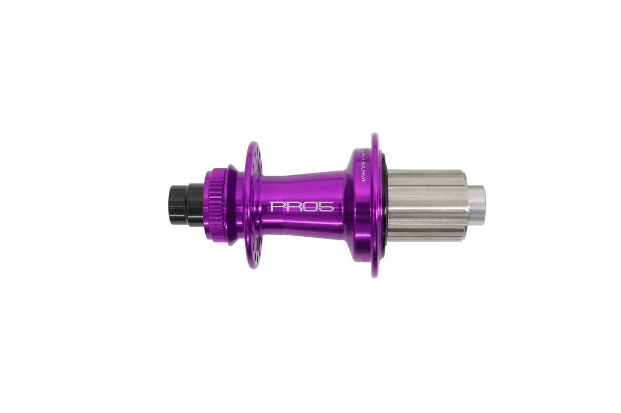 Pro 5 Hinterradnabe 32 Loch - Centerlock - purple - Shimano Stahl Freilauf