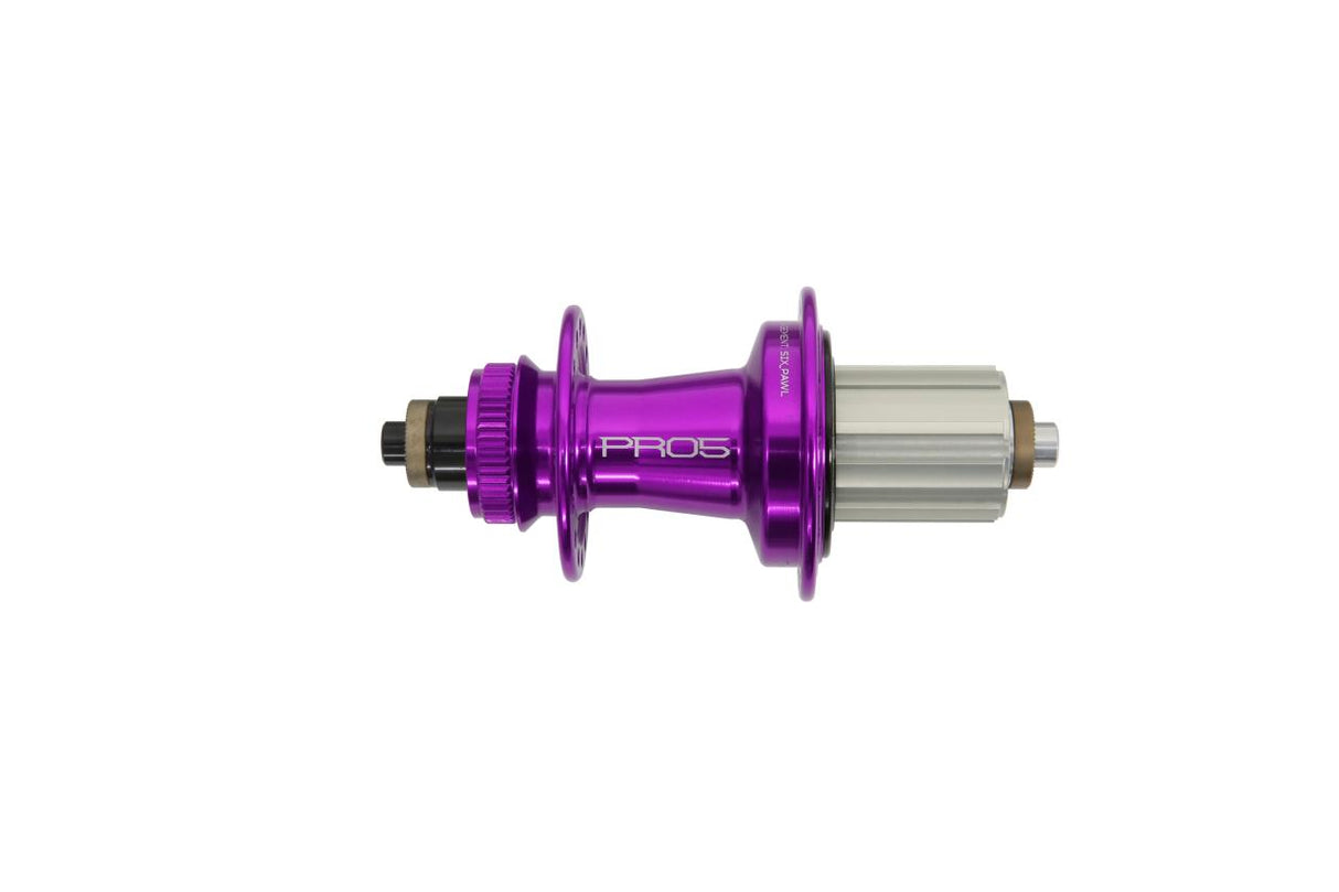 Pro 5 Hinterradnabe 32 Loch - Centerlock - purple - Shimano Aluminium Freilauf