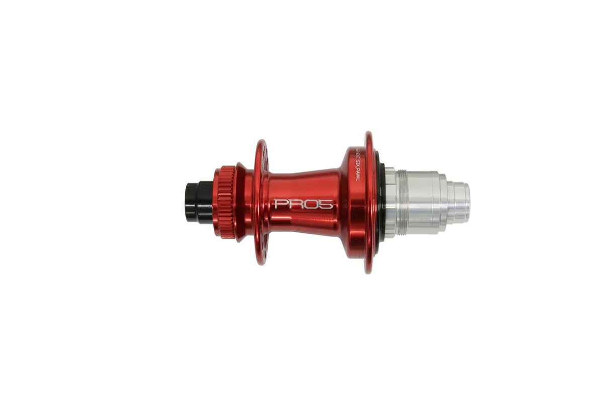 Pro 5 Hinterradnabe 32 Loch - Centerlock - rot - Sram XD Freilauf