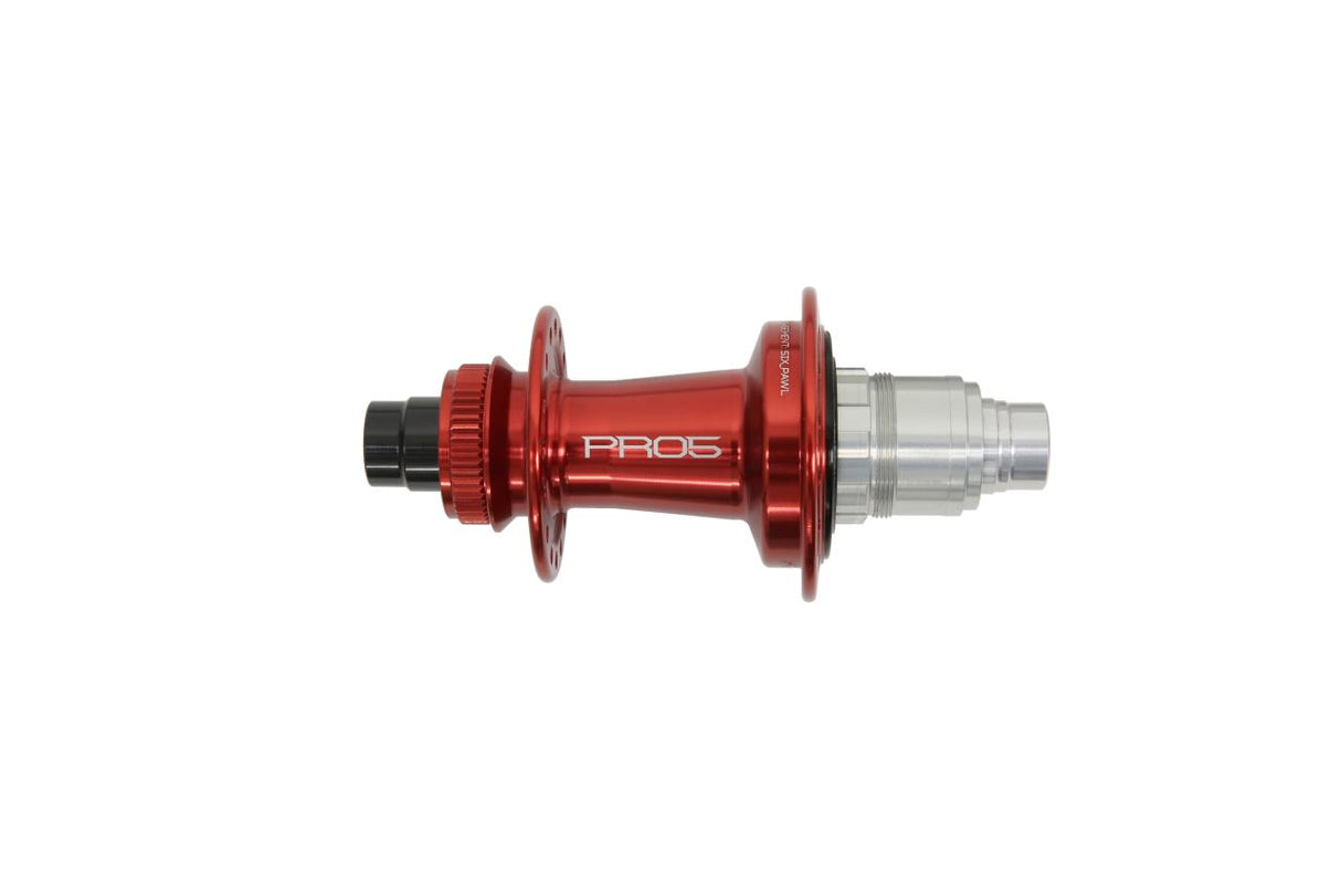 Pro 5 Hinterradnabe 32 Loch - Centerlock - rot - Sram XDR Freilauf