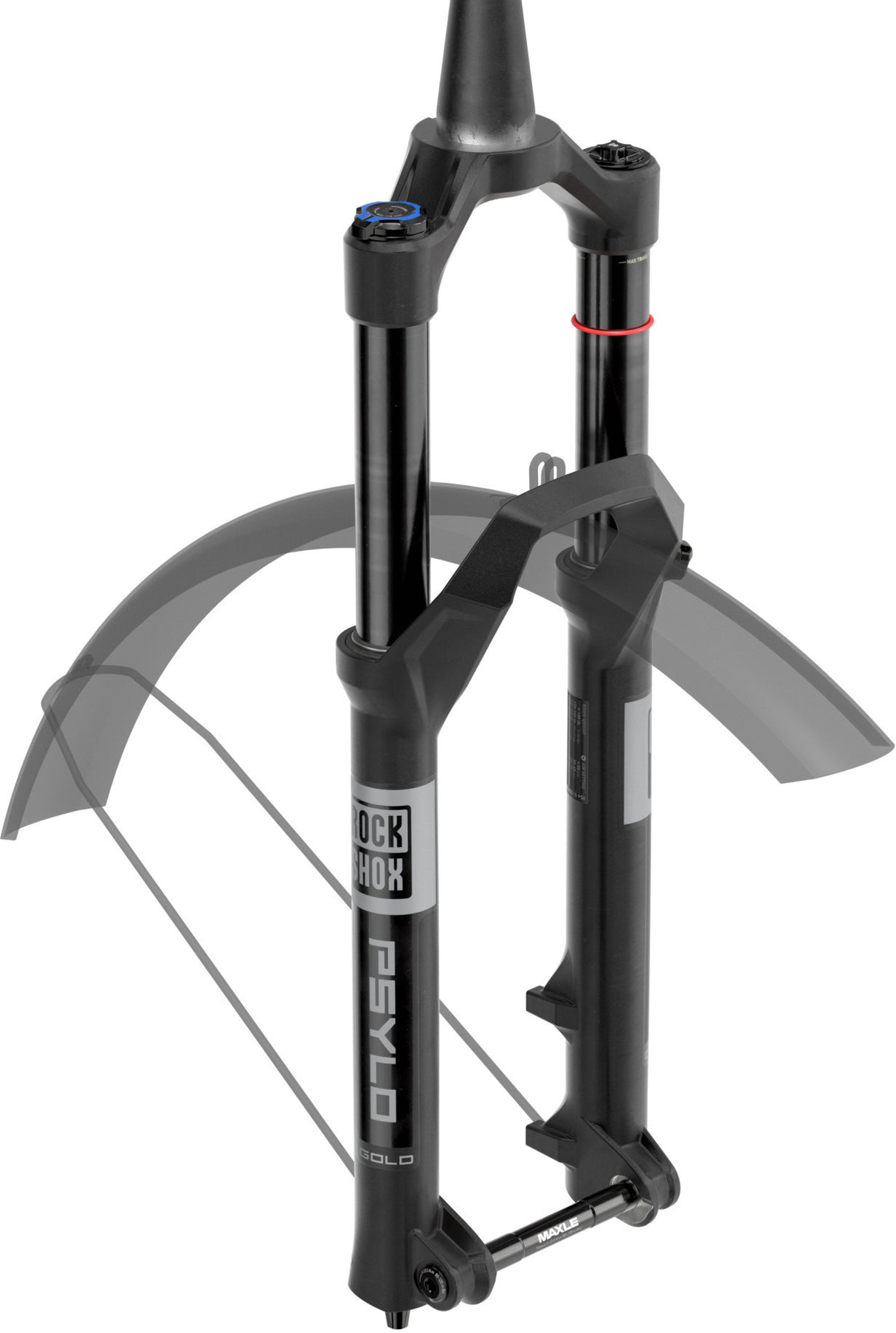 Psylo Gold Isolator RC - 29 Zoll - 150 mm Federweg - schwarz