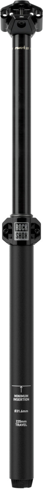 Reverb AXS B1 Seatpost, 30.9 mm - black