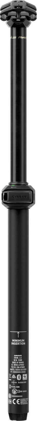 Reverb AXS B1 Seatpost, 30.9 mm - black