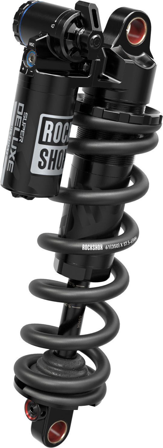 パーツ Rockshox Super Deluxe coil Select 250x70 Super Deluxe Ultimate Coil DHRC2, 250x70 mm Standard/Standard - Schwar