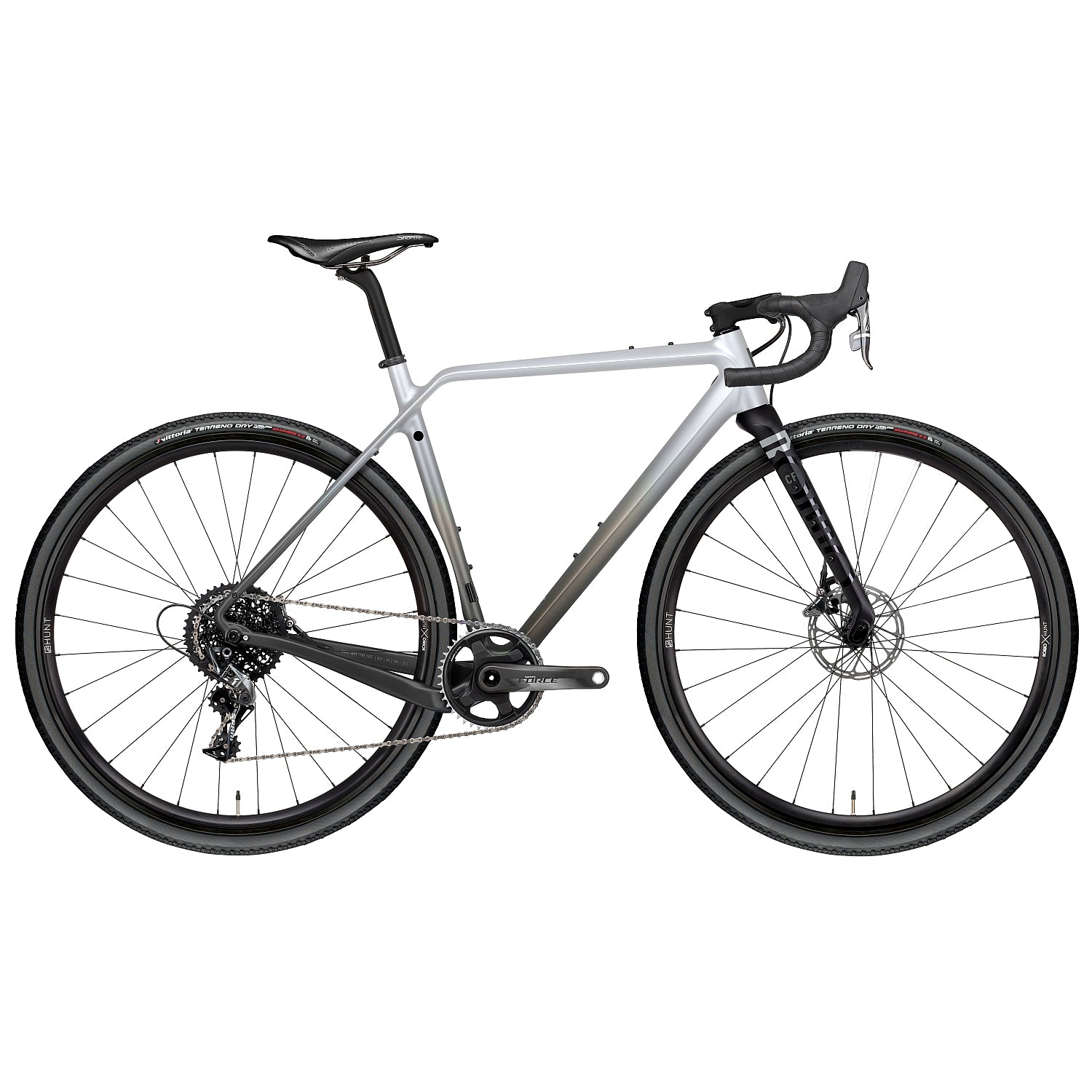 Ruut CF1 Gravelbike - Black/White