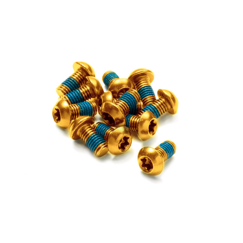 Schrauben Set für Bremsscheiben - gold