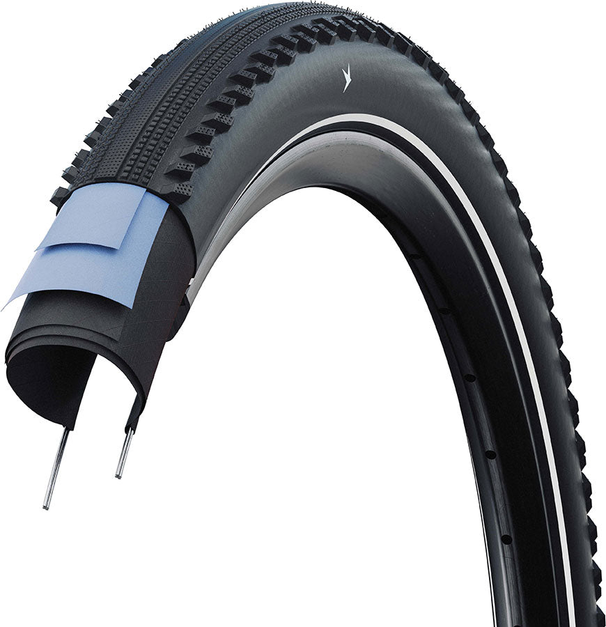 Motion Hurricane, 27.5" Drahtreifen - schwarz-reflex