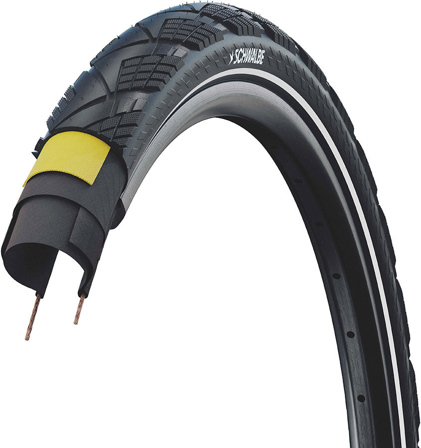 Marathon PRO Efficiency, 28" TLR Faltreifen - noir/reflex