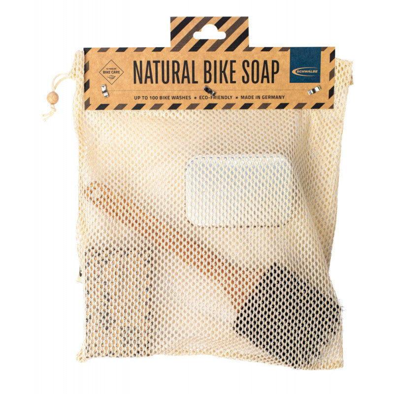 Natural Bike Soap Starter Set Seife, Blechdose und Reinigungsbürste