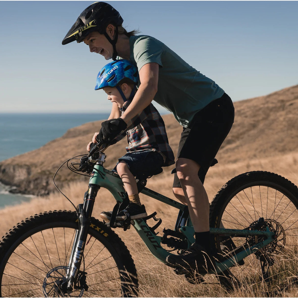 MTB Front 2.0 Kindersitz + 2.0 Lenker Combo - Schwarz