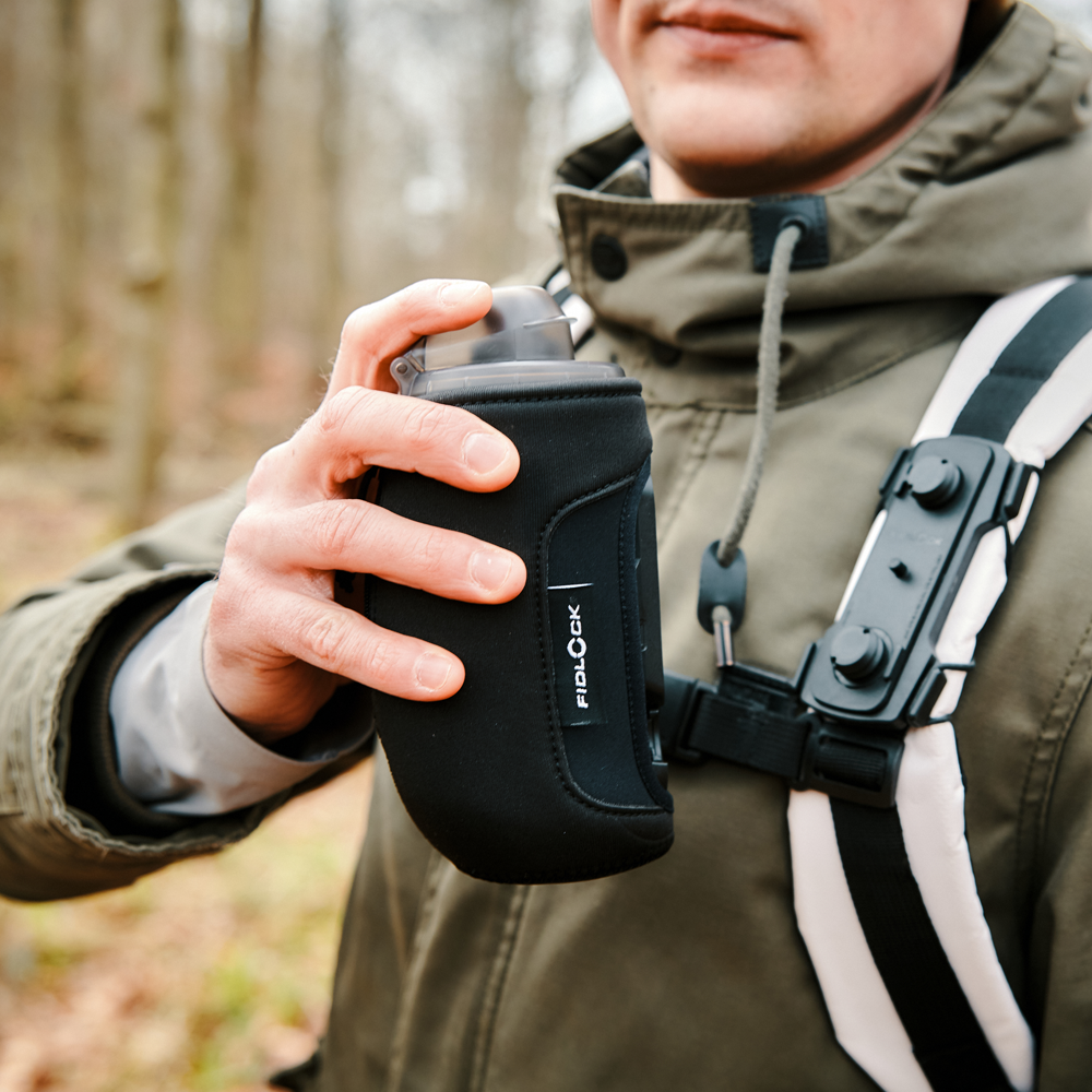 Thermo sleeve 450 for TWIST bottle 450 - black