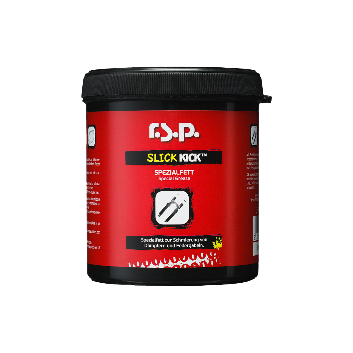 Slick Kick Dämpfer und Gabel Fett empfohlen von Fox