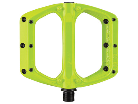 Spoon DC Flat Pedale - Lime Green