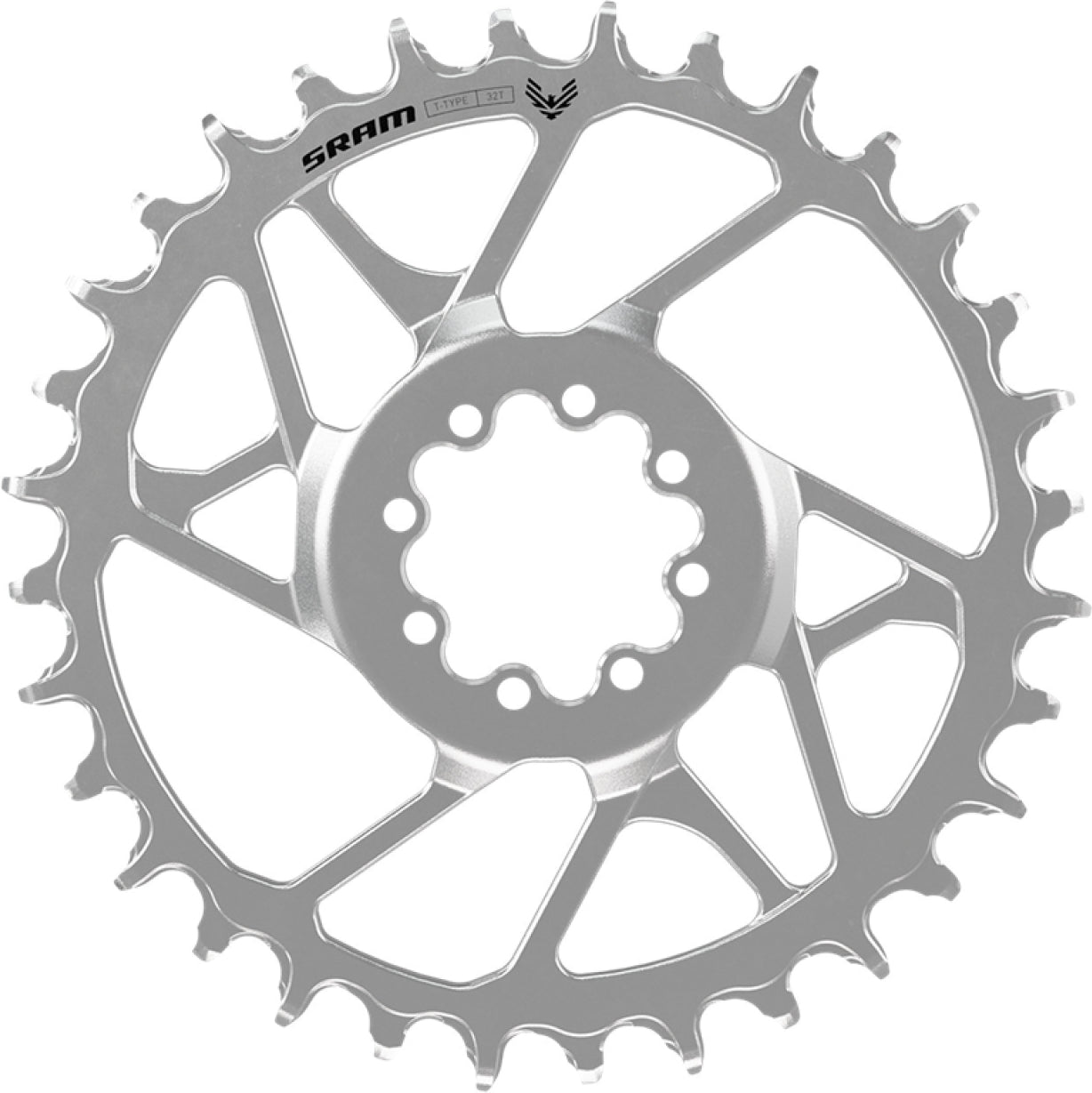 Eagle 90 T-Type Chainring - silver