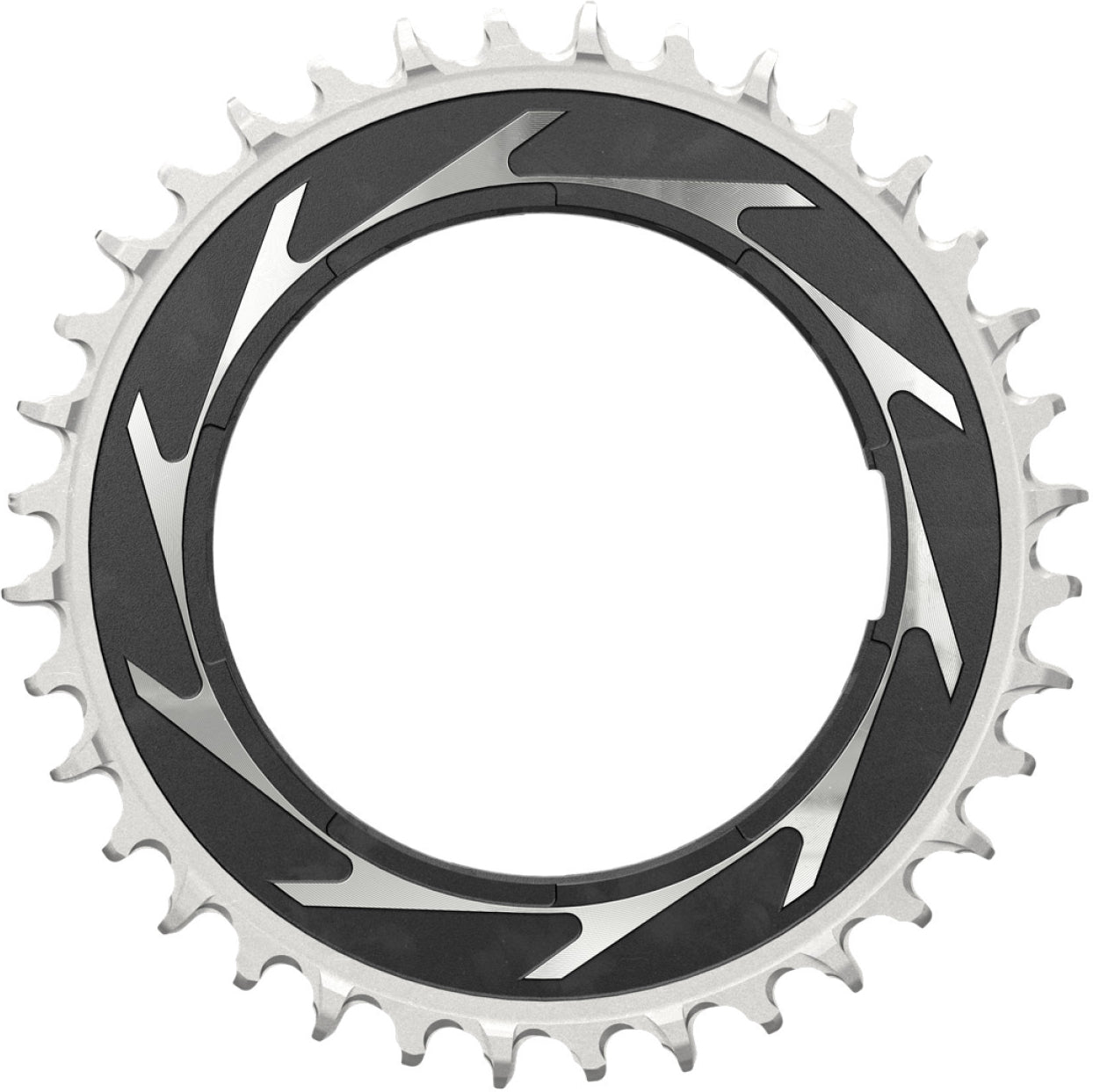 XX SL Eagle T-Type Powermeter KB, TM 0 mm Offset - schwarz/silber