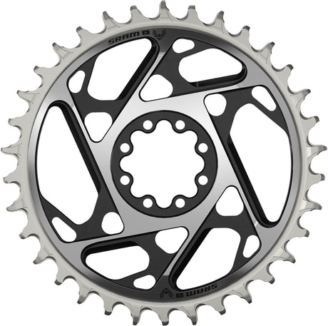 XX SL Eagle T-Type Kettenblatt, DM 3 mm Offset - schwarz/silber