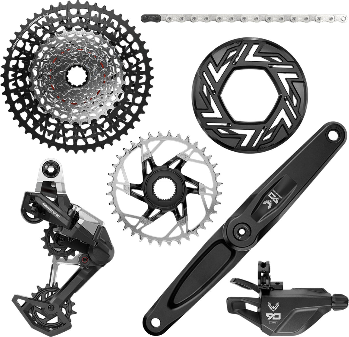 Eagle 90 T-Type E-MTB Kit, Bosch - schwarz SRAM