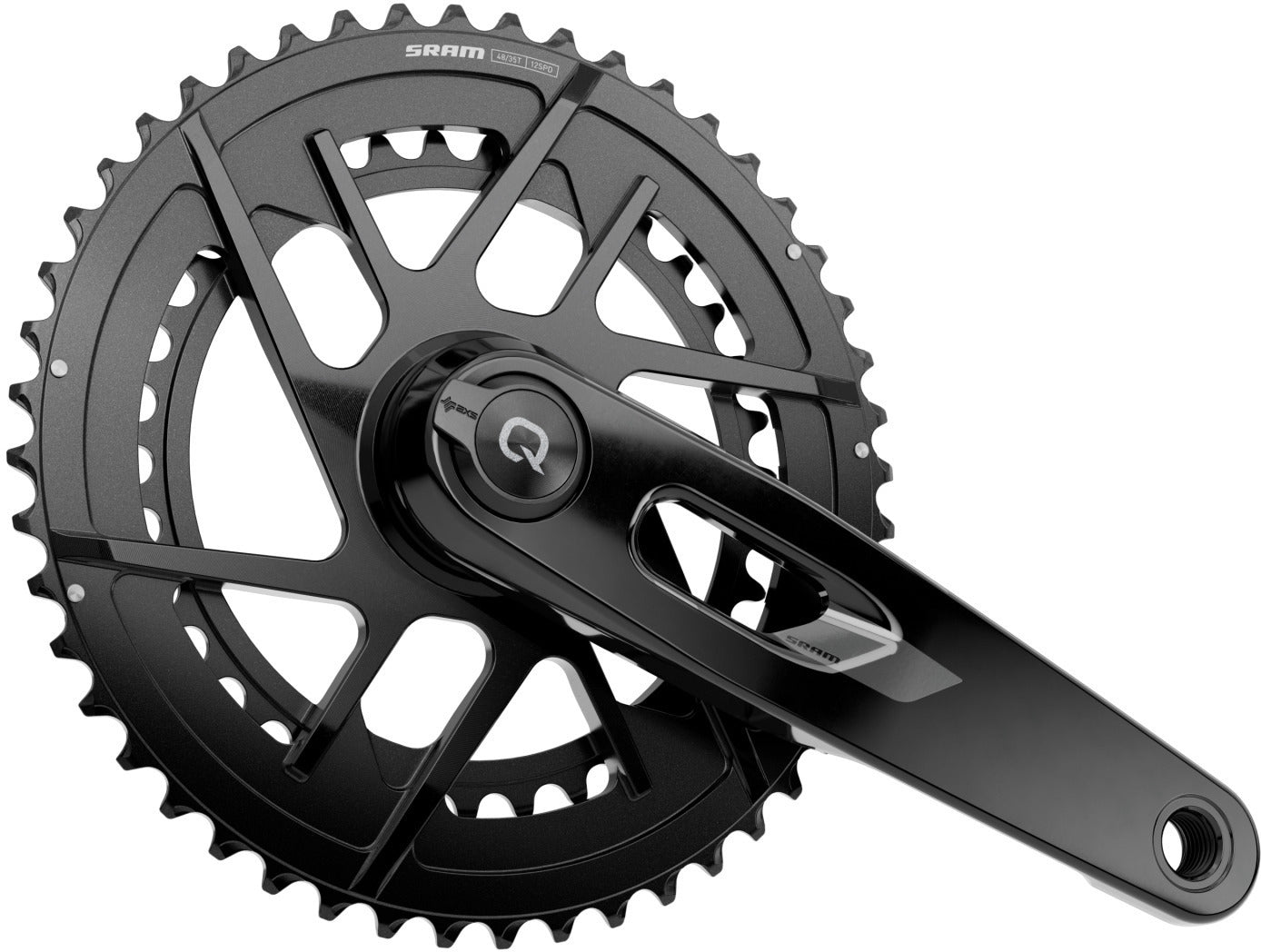 Rival Quarq E1 Kurbelgarnitur, 48-35T - schwarz