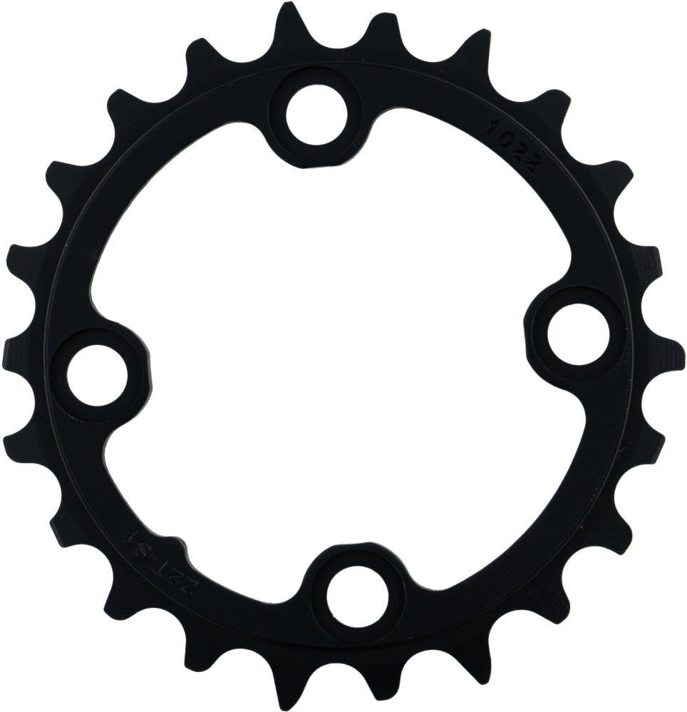 MTB Kettenblatt, Lochkreis 64 mm, 10-fach, 22 Zähne - schwarz