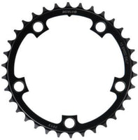 Road PowerGlide chainring, 34T aluminum - black