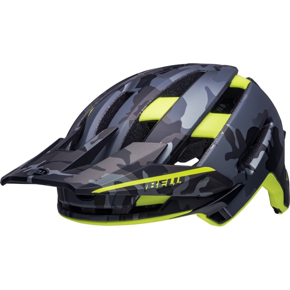 Super Air Spherical Fahrradhelm - matte camo/hi-viz