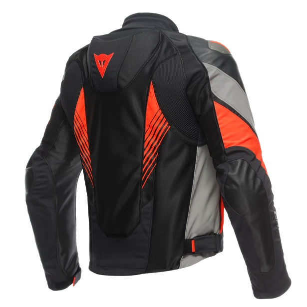SUPER RIDER 2 Absoluteshell™ Jacke - Black/Dark-Gull-Gray/Fluo-Red
