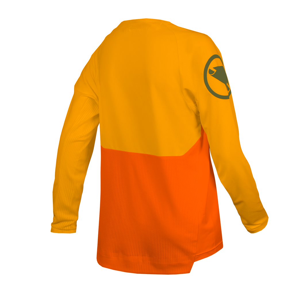 Kinder MT500 Burner Trikot (langarm) - Mandarine
