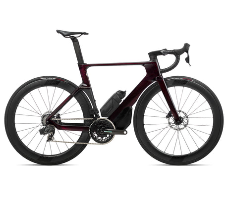 ORCA AERO M21e Ltd - Wine Red Carbon View (Gloss) - Carbon Raw (Matt)