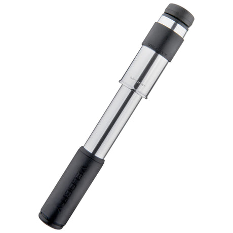 Velocity Road Mini Pumpe, 160PSI, threaded valve head, silver