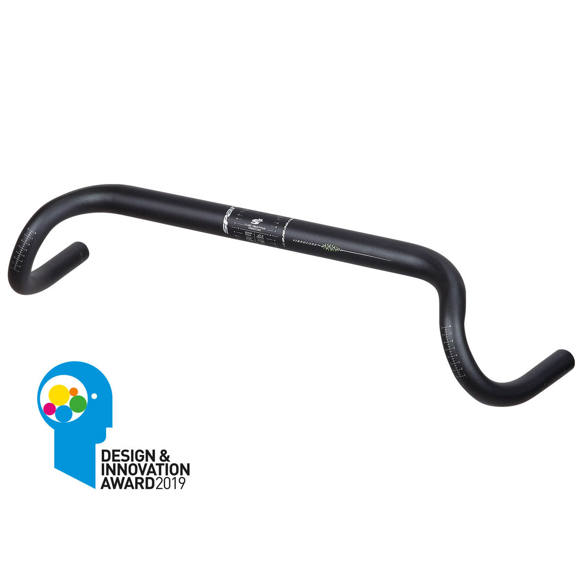 Flare 25 Vibrocore Dropbar Lenker - 31,8 mm - 460 mm - Schwarz