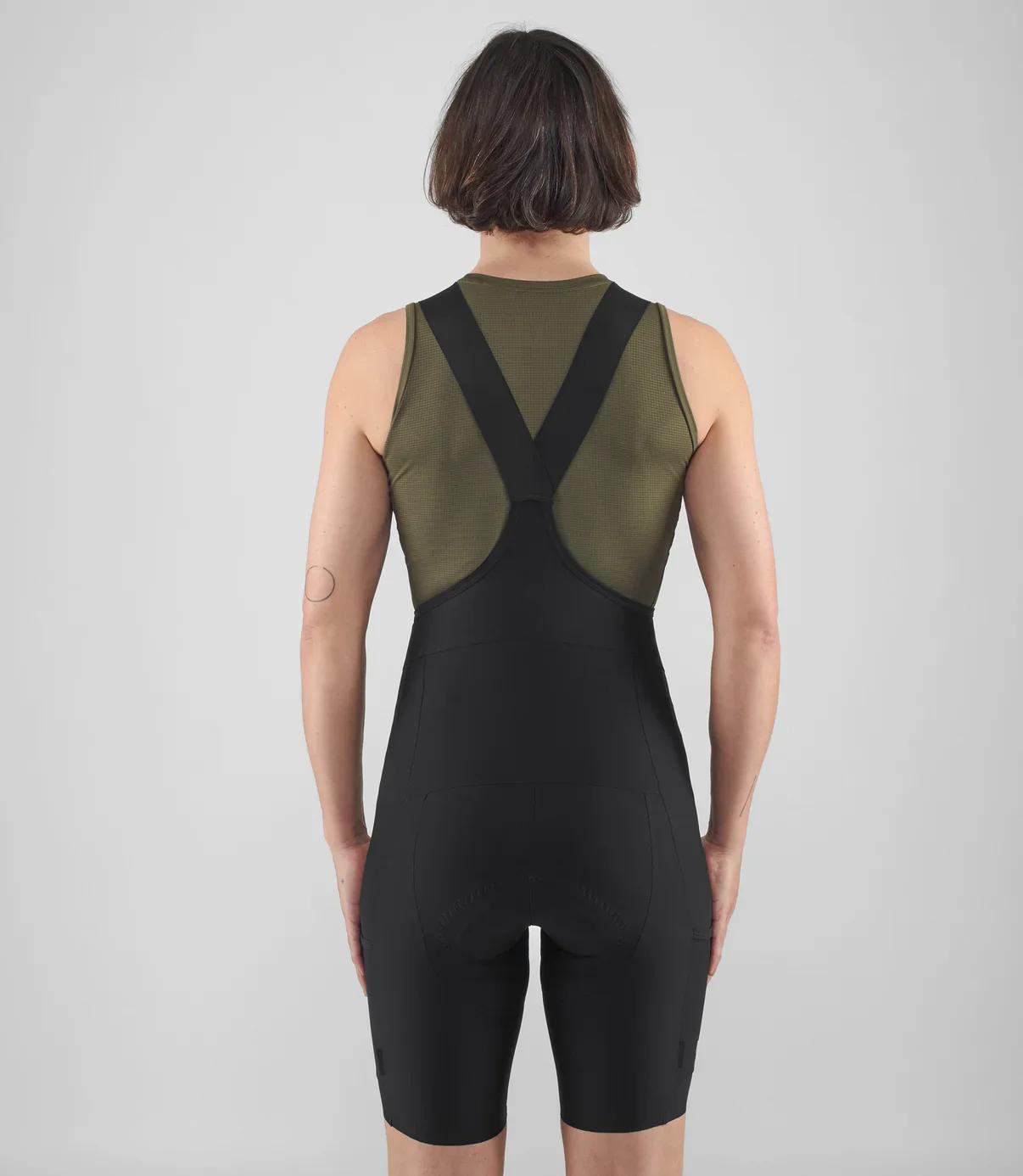 Culotte corto con tirantes Odyssey - Negro