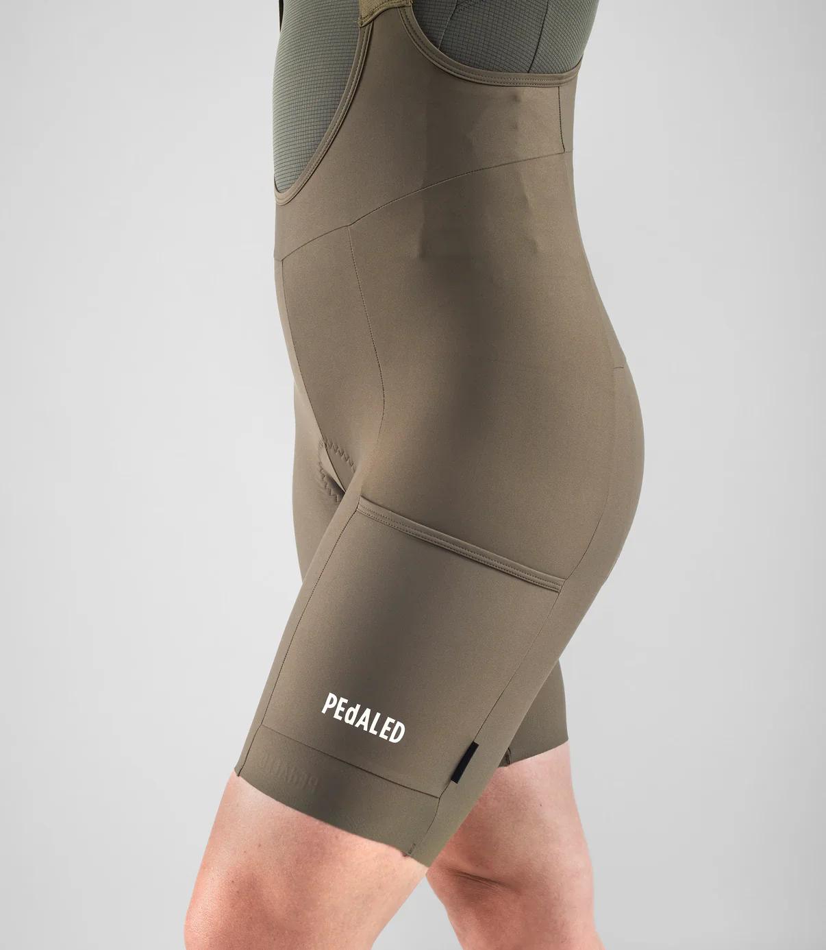 Culotte corto con tirantes Odyssey - Verde militar