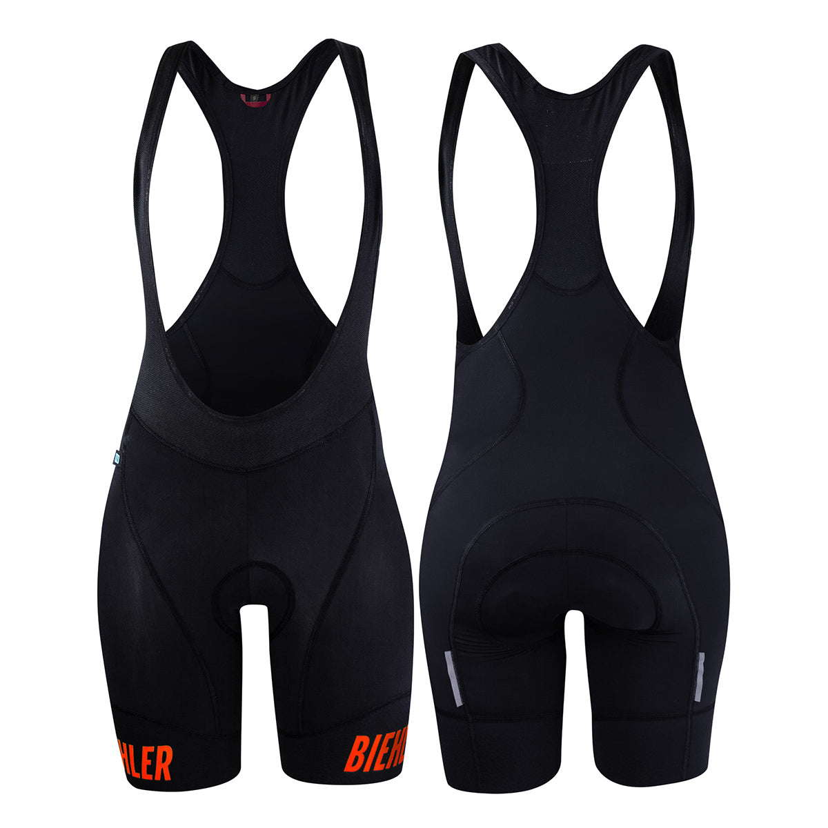 ESSENTIAL Woman Bib Shorts - Black - BLR Red