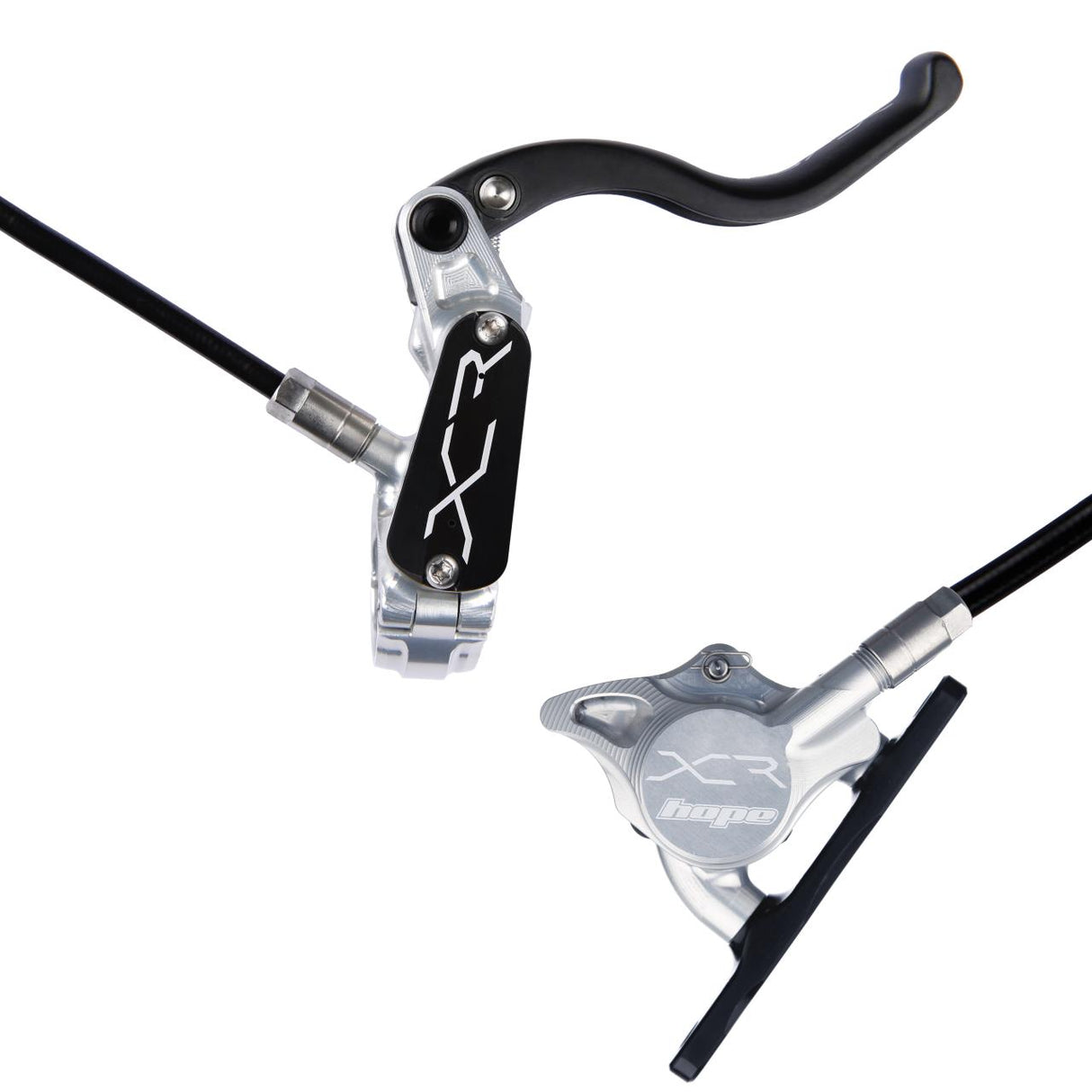 XCR Pro X2 Scheibenbremse - Flatmount - silber