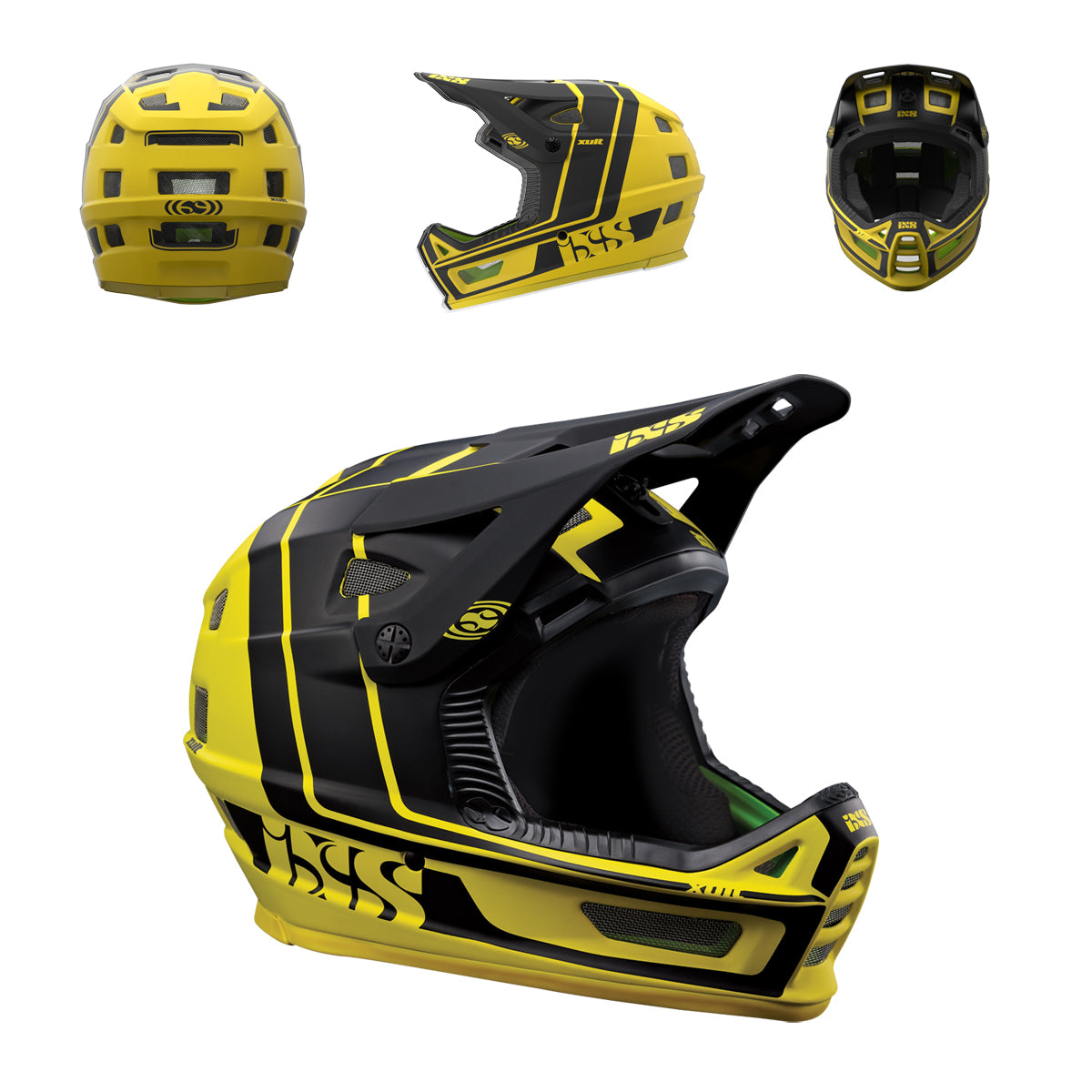 XULT Enduro/DH Helm - Gelb/Schwarz