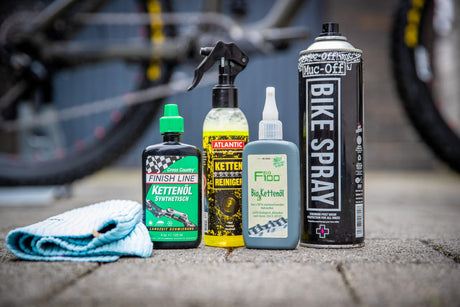 Mittel für die Fahrrad Pflege