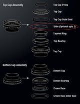 0,4 mm Alu-Shim für Headsets