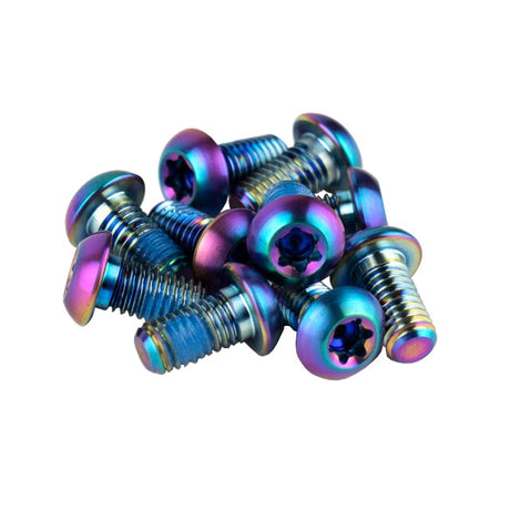 Befestigungsschraube Rotor - titan, T25 - rainbow