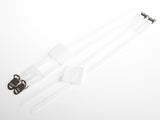 Double Nylon Straps Pedalriemen - Weiss